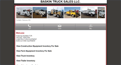 Desktop Screenshot of m.baskintrucksales.com