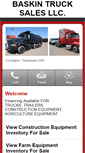 Mobile Screenshot of m.baskintrucksales.com